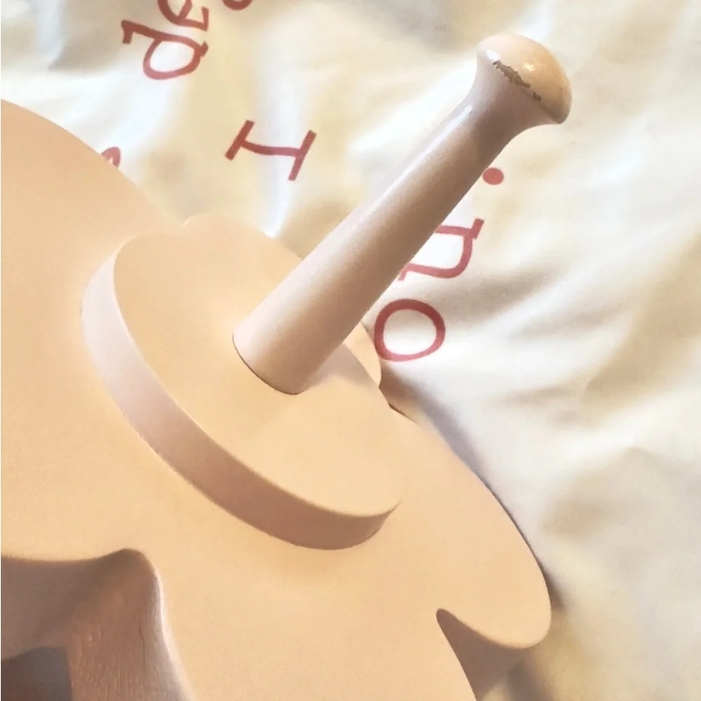 The Land of Nod Pink Flower Wall Hooks/Pegs